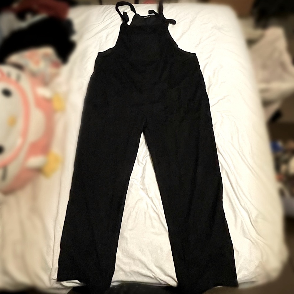SHEIN Black Corduroy Overalls-4X NWOT!